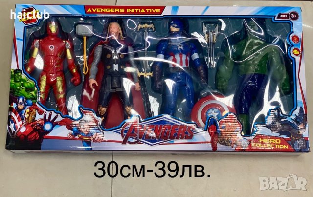 Играчки Avengers /Спайдърмен/Хълк/Железният човек, снимка 3 - Кукли - 30930406