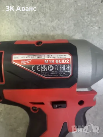 ударен гайковерт Milwaukee M18 BLID2, снимка 5 - Други инструменти - 55801280
