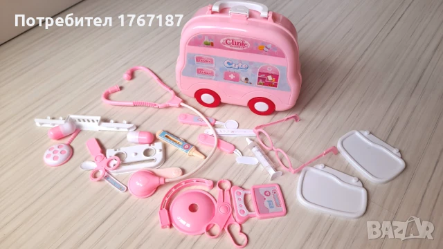 Детски лекарски комплект куфар с медински принадлежности