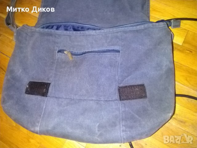Чанта за през рамо дънков плат Амор Любов 34х32х12см, снимка 9 - Чанти - 44392171