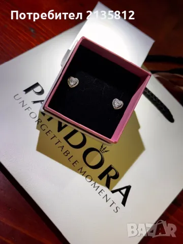 Обеци Пандора Валс Pandora , снимка 7 - Обеци - 49920360