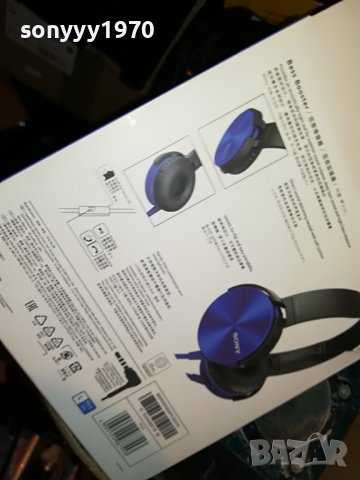 SONY BLUE HEADPHONES 1706221710, снимка 10 - Слушалки и портативни колонки - 37117619