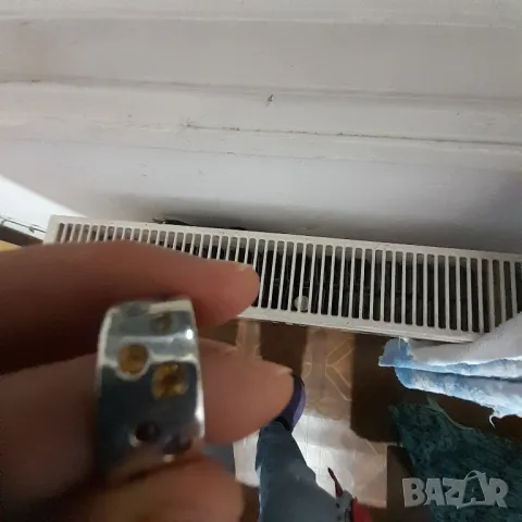 Масивен сребърен пръстен, снимка 8 - Пръстени - 48229308