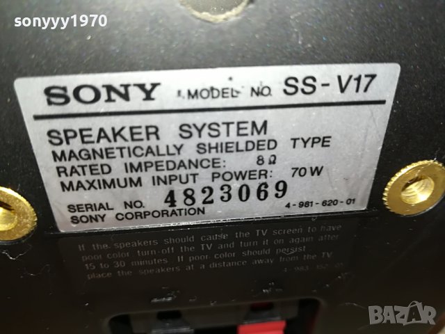 SONY CENTER+4 SPEAKER SYSTEM-ВНОС GERMANY L1906221908, снимка 17 - Тонколони - 37135063