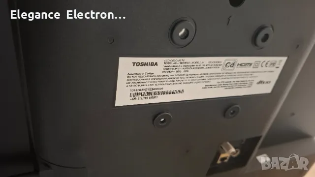 Lcd телевизор Toahiba 32lv3e63dg. За Части!! , снимка 4 - Телевизори - 48395544
