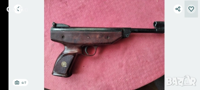 Въздушен пистолет Germany , снимка 4 - Въздушно оръжие - 54351046