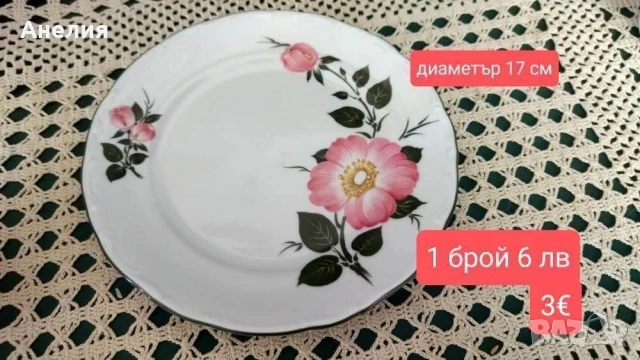 Winterling Bavaria дива роза , снимка 11 - Чинии - 54182723