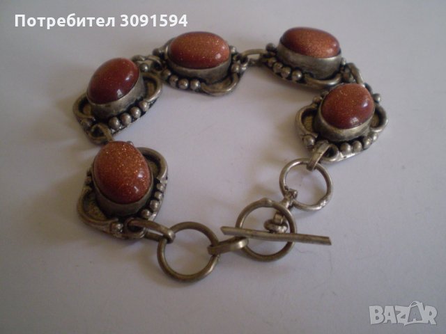 Ретро гривна с естествени камъни , снимка 6 - Антикварни и старинни предмети - 34551433