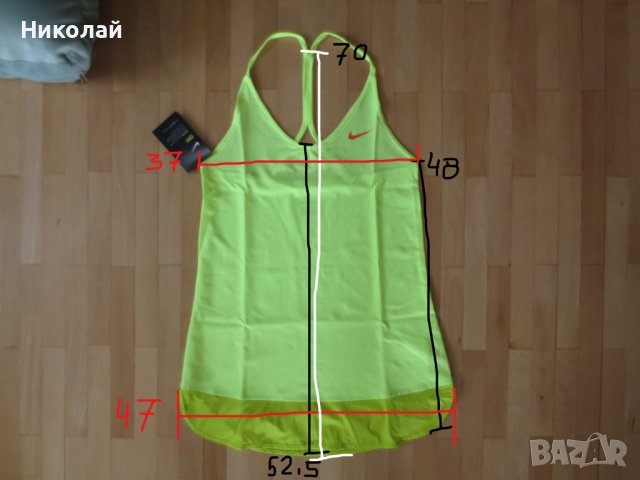 Nike Womens Slam Tunic Dress  Volt, снимка 3 - Потници - 37353966