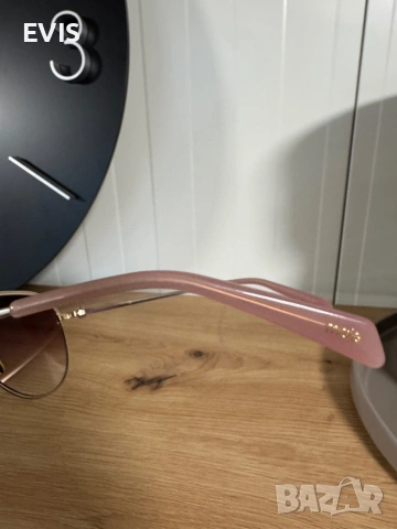 Продавам оригинални слънчеви очила MAJE – златно с пепел от рози (розово), снимка 4 - Слънчеви и диоптрични очила - 53247681