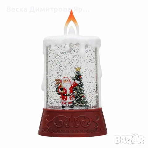 Коледна декоративна LED свещ , снимка 4 - Декорация за дома - 52751381