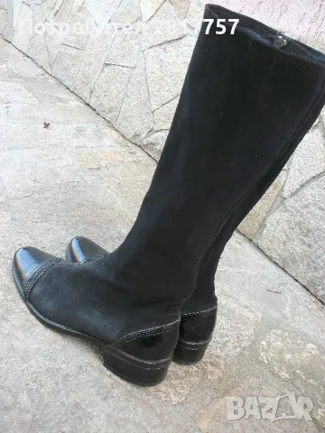 Дамски ботуши високи на ток - елегантни !, снимка 5 - Дамски ботуши - 48339025