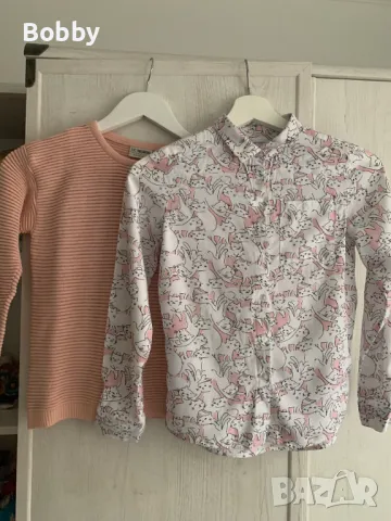 Пуловер и две ризи 8-10 год.