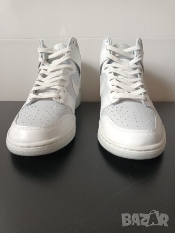 Nike Dunk HI Retro Summit White Pure Platinum Номер 43, снимка 3 - Маратонки - 42828685