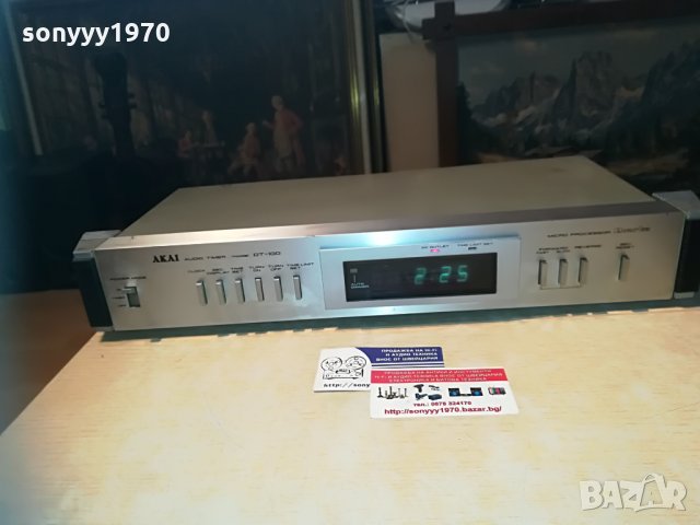 akai dt-100 audio timer-made in japan-внос switzerland, снимка 9 - Ресийвъри, усилватели, смесителни пултове - 30084546
