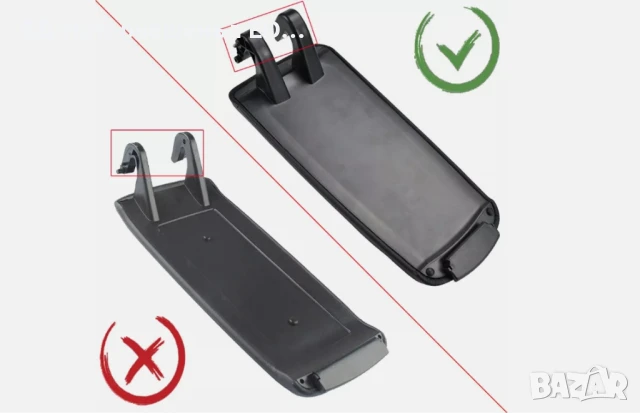 Закопчалка за подлакътник с телче, Audi, A4 B6 B7, Черен, снимка 4 - Части - 50999811