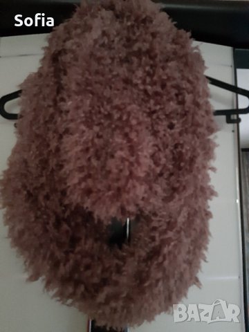 Шалове и Ръкавици пепел от рози,пудра и пастел циклама цвят, снимка 4 - Шалове - 34534070