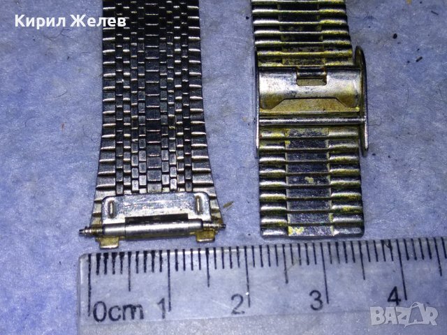 СТАРА КРАСИВА СТИЛНА ВИНТИДЖ ПЛЕТКА СТОМАНЕНА ВЕРИЖКА за ЧАСОВНИК НЕРЪЖДАЕМА 37115, снимка 2 - Каишки за часовници - 40135827