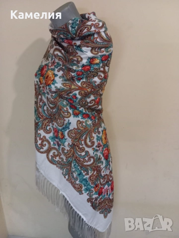 Руски шал, снимка 3 - Шалове - 52140672