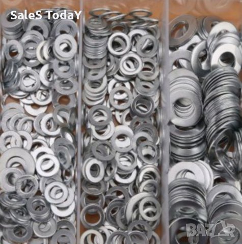 Шайби, Метални, кутия - 900 бр, снимка 2 - Други инструменти - 34015131