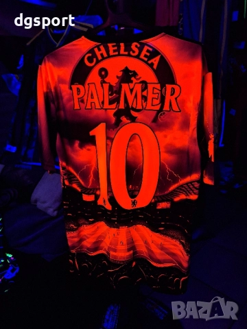 Флуоресцентна футболна фланелка на ЧЕЛСИ#КОУЛ ПАЛМЪР#10!, снимка 4 - Футбол - 52155722