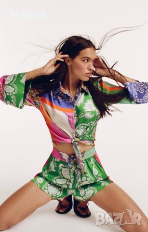 Дамски сатенен комплект, снимка 1