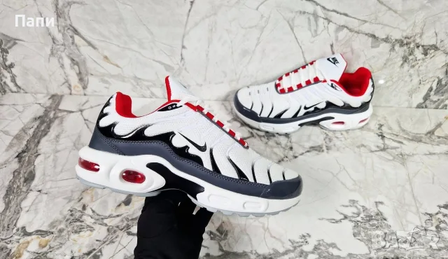 Мъжки маратонки Nike бяло и сиво, снимка 3 - Маратонки - 56020545