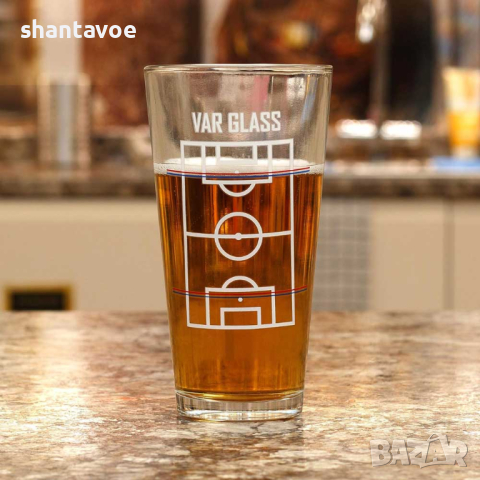 Футболна VAR чаша за бира