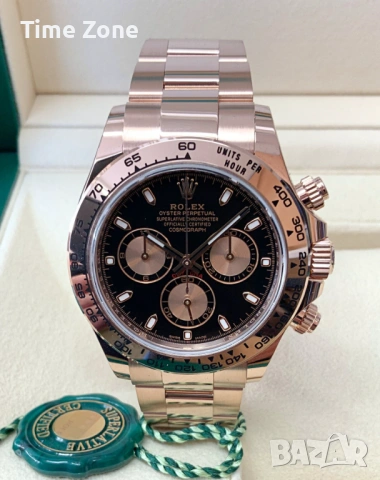 Rolex Cosmograph Daytona 40mm Rose Gold Rose Gold Dial Automatic Различни Варианти, снимка 13 - Мъжки - 54042343