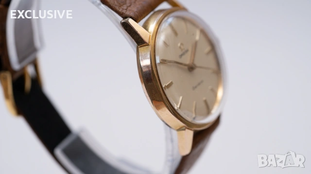 Швейцарски Omega Geneve cal.601 със златно покритие , снимка 3 - Мъжки - 54211630