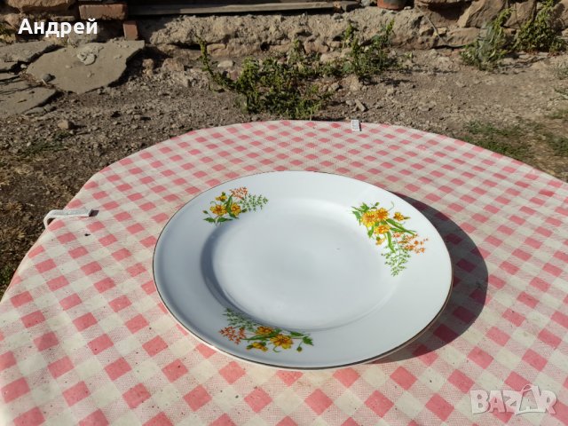 Стара порцеланова чиния #11, снимка 2 - Антикварни и старинни предмети - 33951391
