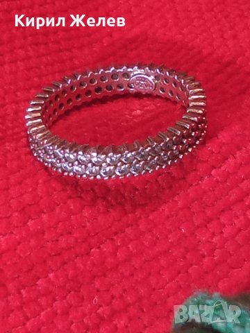 СКЪПОЦЕНЕН ДИЗАЙНЕРСКИ СРЕБЪРЕН ФЕШЪН АРТ ПРЪСТЕН СРЕБРО 925 ХАЛКА с ЦИРКОНИ ЮВЕЛИРНА РАБОТА 27534, снимка 16 - Пръстени - 36866802