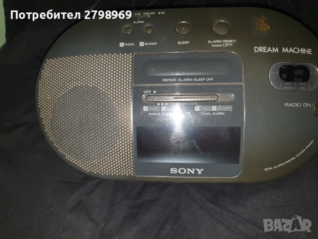 Радио часовник "SONY , снимка 3 - Радиокасетофони, транзистори - 52179025