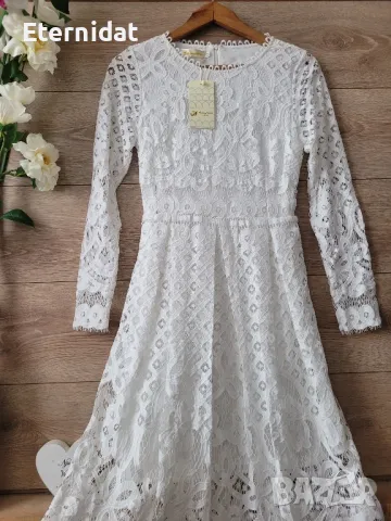 Нова бяла рокля , снимка 9 - Рокли - 49238423