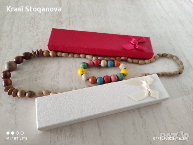 Дамски Комплект Бижу с Гривна - Ръчна Изработка , снимка 3 - Бижутерийни комплекти - 38219743