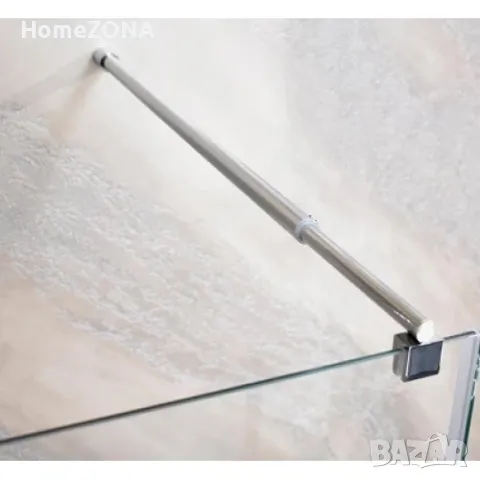 Параван за баня с люлееща врата GRANDE Sanoflex, 160x195 см, хром, снимка 5 - Паравани - 49385208