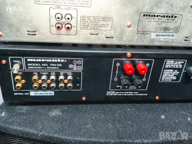 Продавам усилвател и дек-marantz-sd-35&pm-25, снимка 4 - Ресийвъри, усилватели, смесителни пултове - 56483048