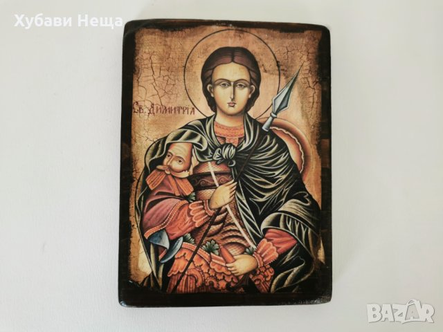 Икона Св. Димитър, снимка 3 - Икони - 35594949