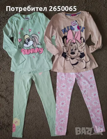 Детски орг.комплекти Minnie 134см./💯% памук!, снимка 2 - Детски комплекти - 49812438