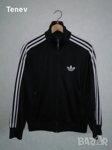 Adidas Originals Firebird Trefoil Black оригинално черно мъжко горнище Адидас ретро vintage 