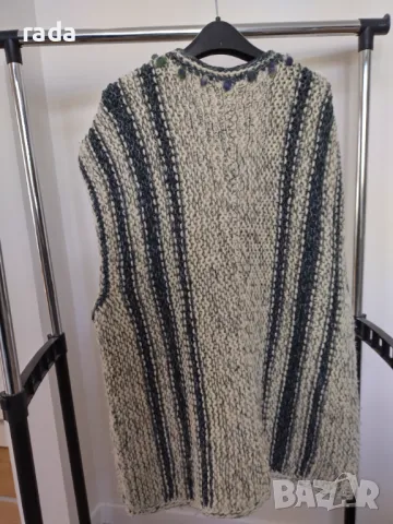 Плетен вълнен елек , снимка 3 - Елеци - 47328497