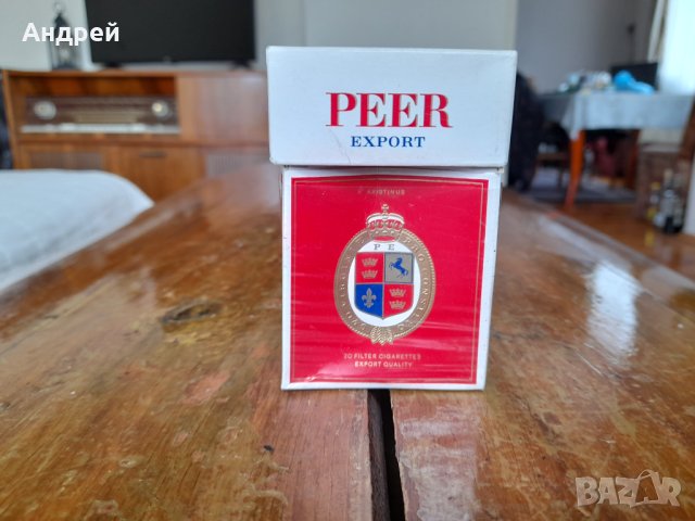 Стара кутия от цигари Peer, снимка 1 - Колекции - 42181551