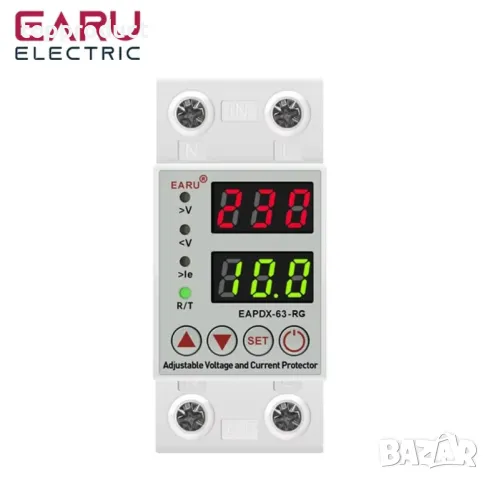 Напреженова защита за пренапрежение, ниско, високо напрежение 63А, снимка 2 - Друга електроника - 48423462