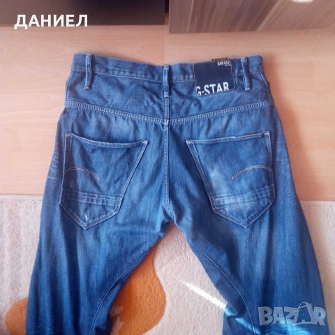 Оригинални Мъжки Дънки G-STAR RAW 3D ARC LOOSE TAPERED раэмер W33 L34, снимка 2 - Дънки - 31430237