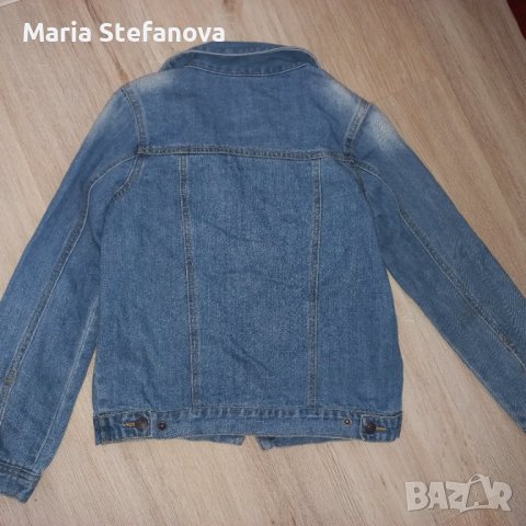 Детско дънково пролетно яке 140, снимка 3 - Детски якета и елеци - 40767311