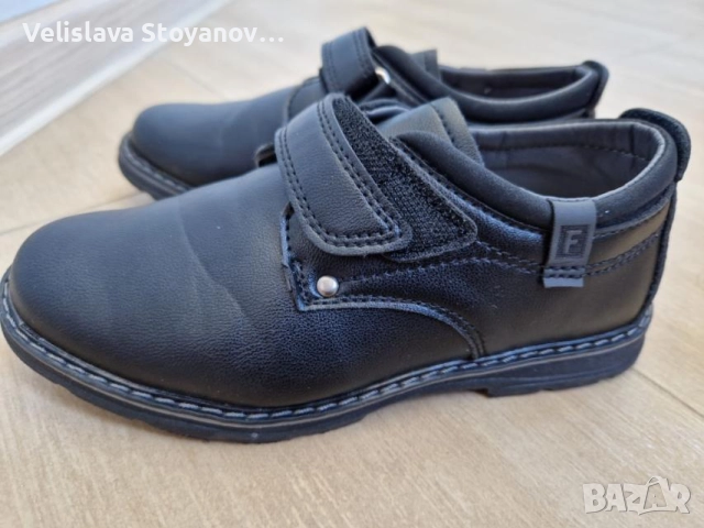 Официални черни обувки за момче 5-6 год, снимка 2 - Детски обувки - 52018253