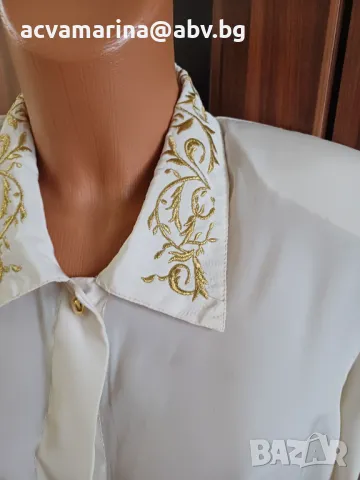 стилна риза с бродерия р-р М , снимка 2 - Ризи - 48461084