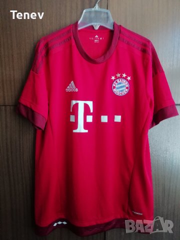 Bayern Munich Lewandowski Adidas оригинална тениска Левандовски Байерн Мюнхен 2015/2016 M, снимка 2 - Тениски - 37198328