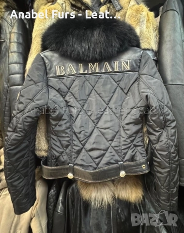 Вталено яке с естествен косъм, снимка 2 - Якета - 51439792