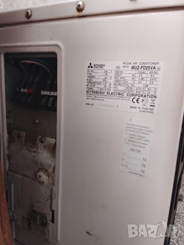 Мицубиши електрик на части MSZ-FD25VA, снимка 5 - Климатици - 52355555